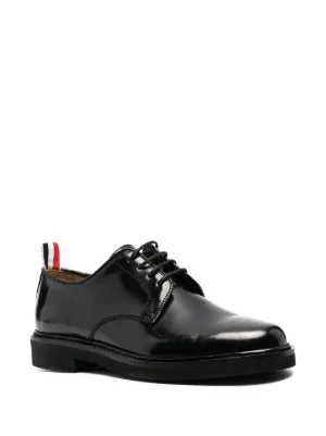 ローファー・オックスフォード THOM BROWNE Women Laced up Shoes FFF153AL0043 001 Black Thom Browne Laced Up Shoes - Black | Garmentory