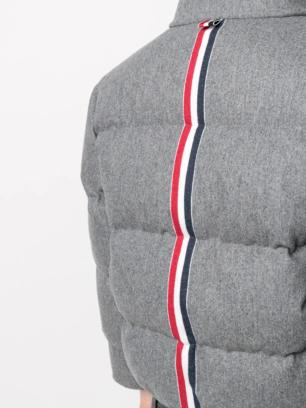 фото Thom browne двусторонний пуховик с полосками rwb