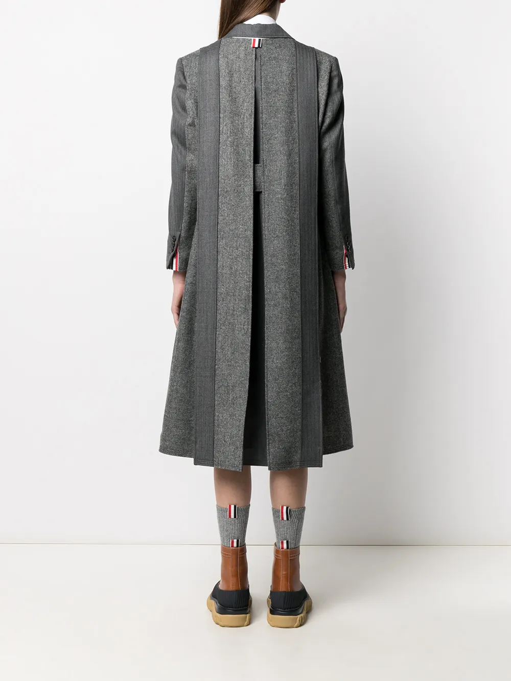 фото Thom browne пальто norfolk со складками на спине