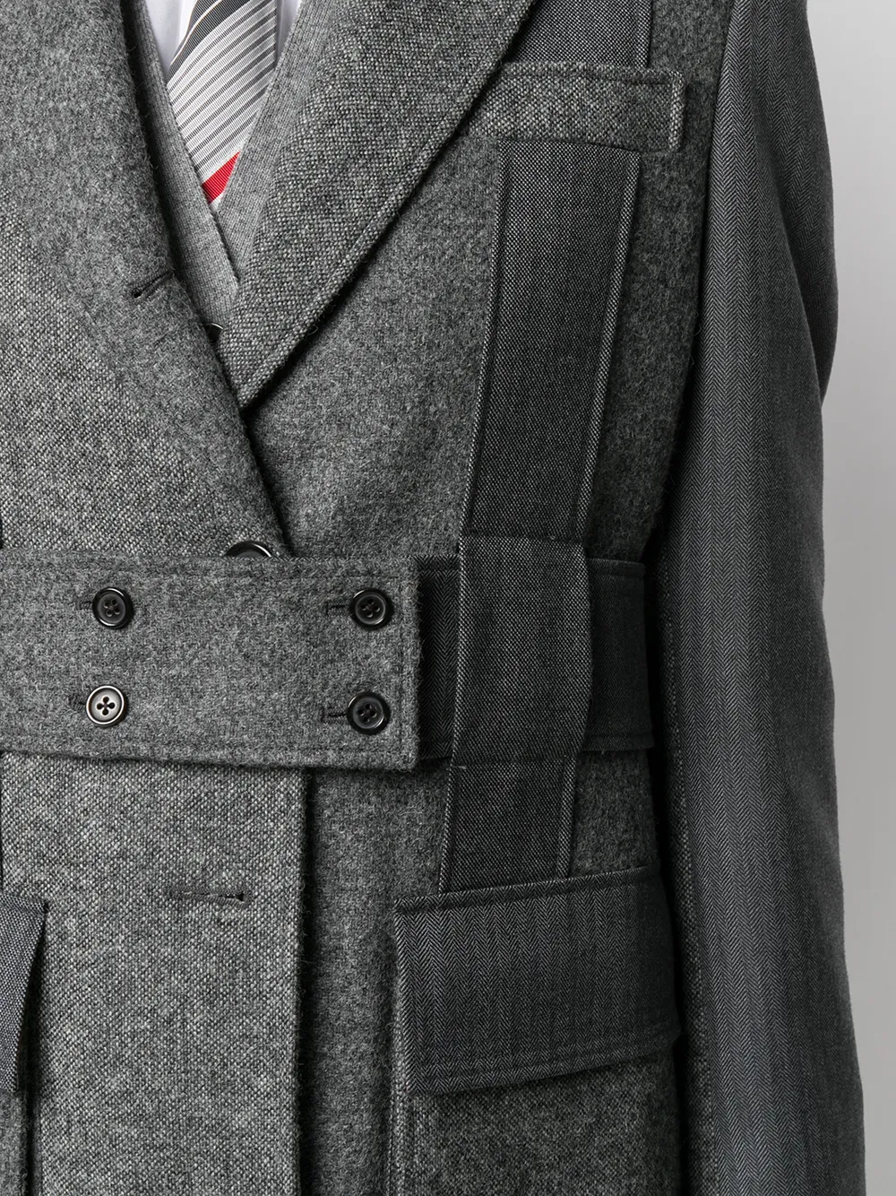 фото Thom browne пальто norfolk со складками на спине
