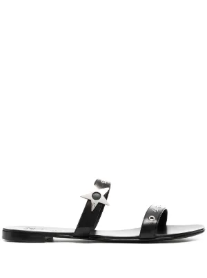 Philipp Plein スタッズ レザーサンダル 通販 - FARFETCH