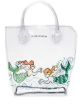 10 CORSO COMO large mermaid-print transparent tote bag - Neutrals