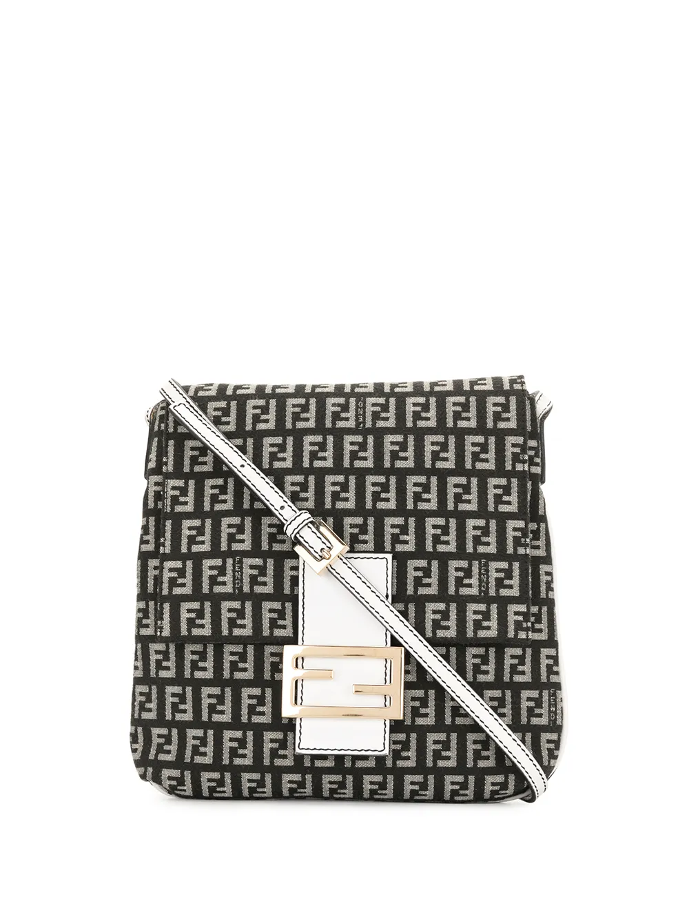 

Fendi Pre-Owned 2000s Zucchino crossbody bag - Black
