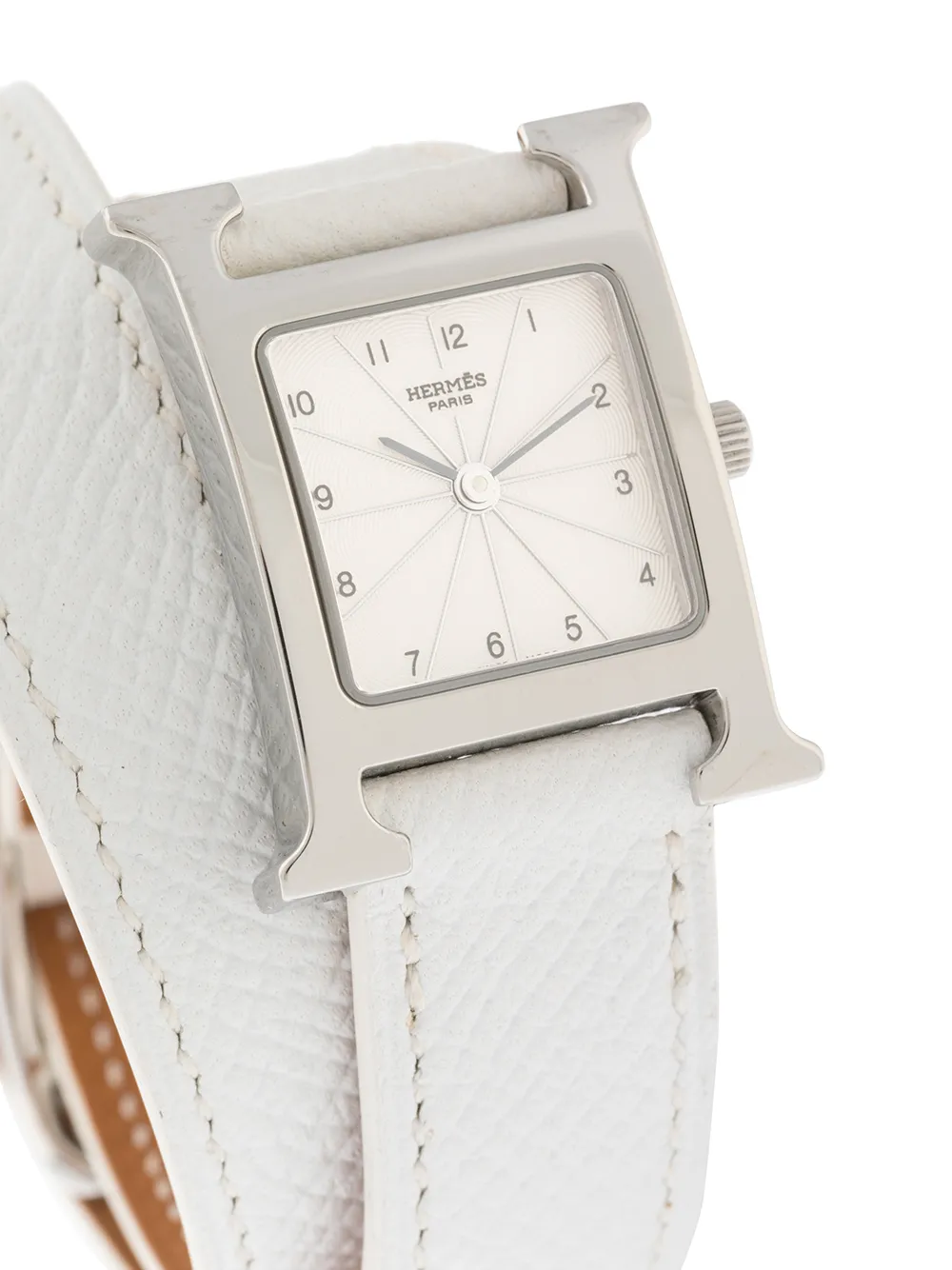 фото Hermès кварцевые наручные часы heure h pre-owned 20 мм