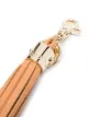 See by Chloé logo tassel keyring