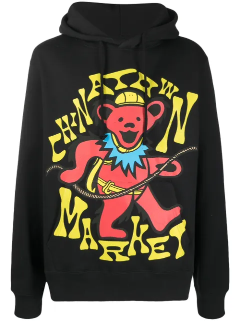 MARKET - logo-print drawstring hoodie