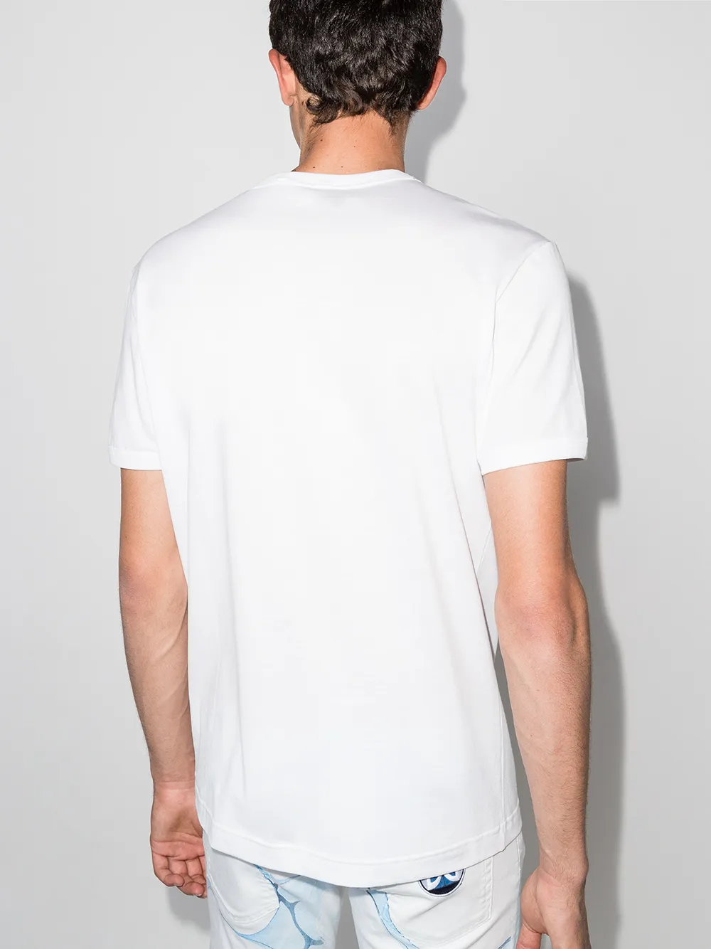 фото Dolce & gabbana футболка с нашивкой-логотипом