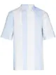 Image 1 of Salvatore Ferragamo striped short sleeve shirt