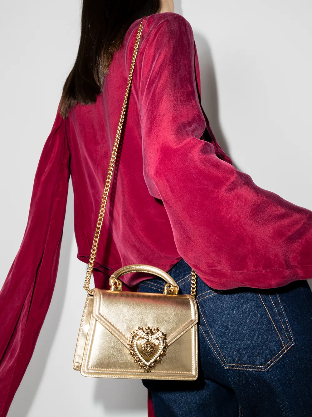 фото Dolce & gabbana сумка на плечо devotion