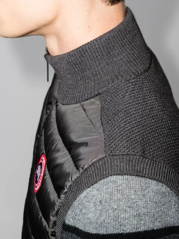 Canada Goose Hybridge knitted panel Padded Vest Farfetch