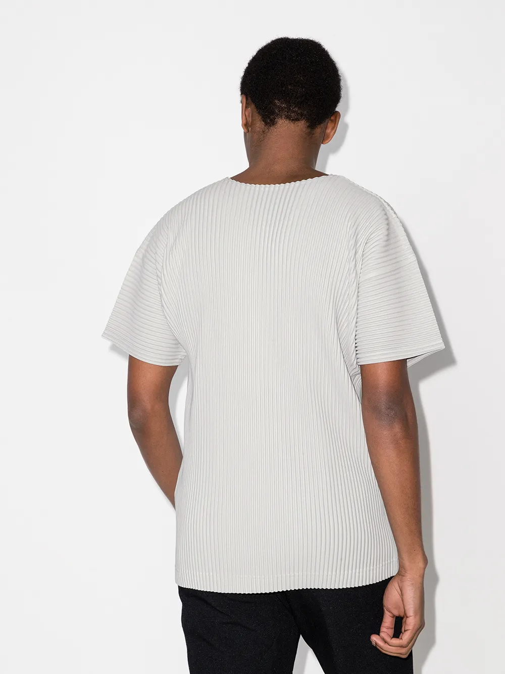 фото Homme plissé issey miyake плиссированная футболка с короткими рукавами
