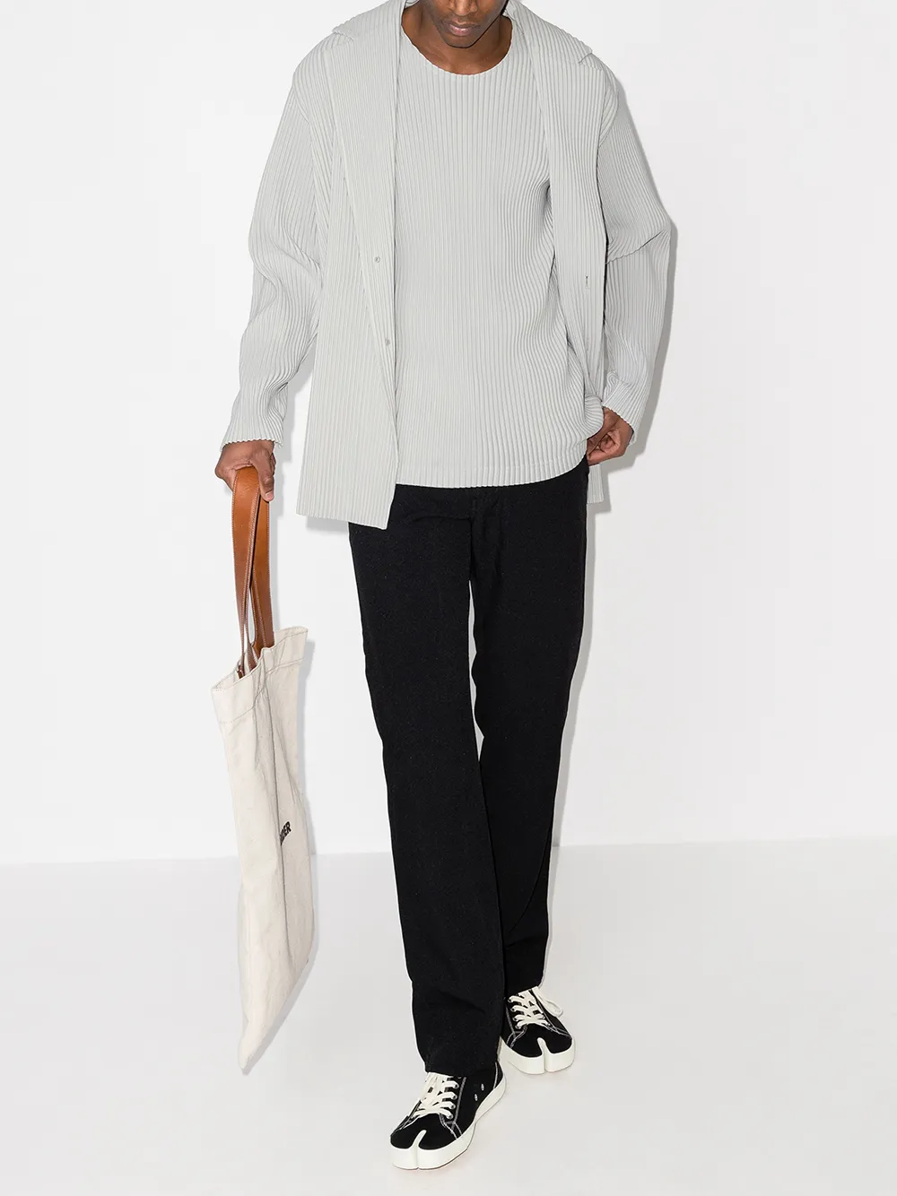 фото Homme plissé issey miyake плиссированная футболка с короткими рукавами