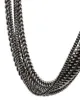 M. Cohen multi-chain layered bracelet