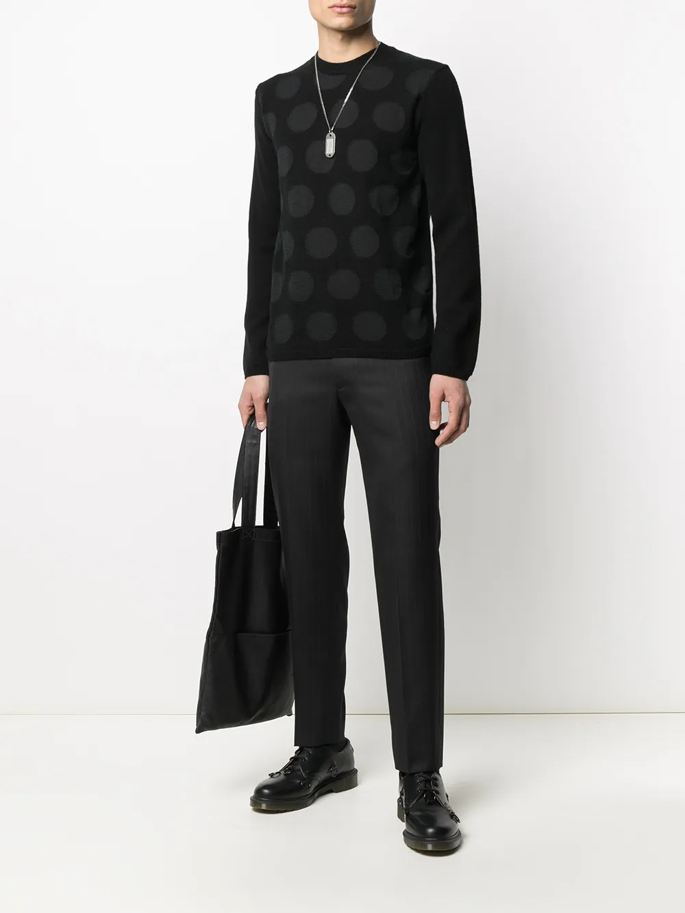 фото Comme des garçons homme deux укороченные брюки в клетку