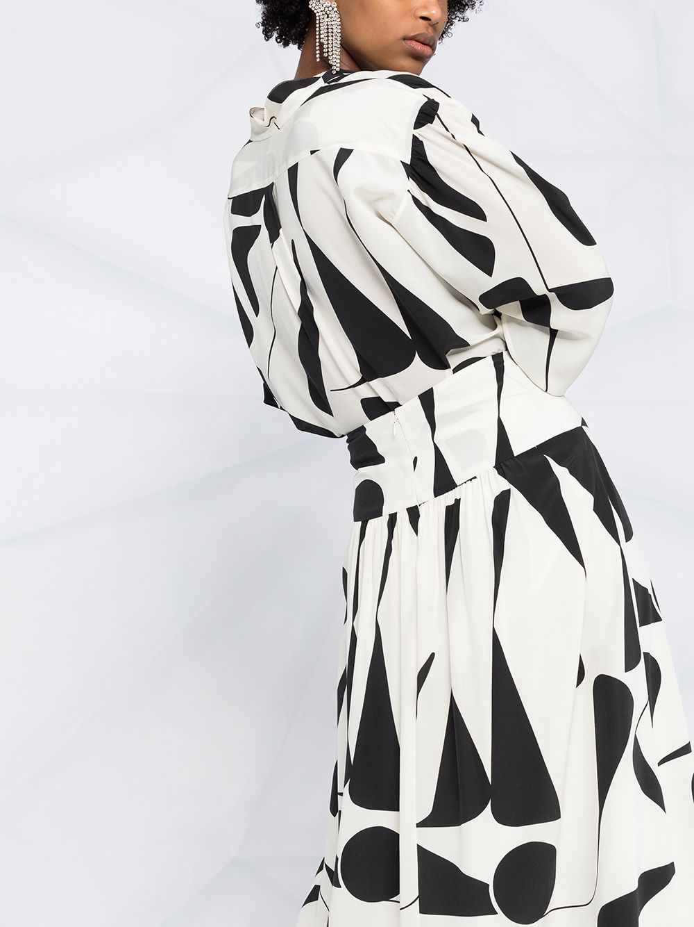 фото Isabel marant юбка макси с абстрактным принтом