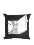 Fornasetti Pills 900 pillow case - Black