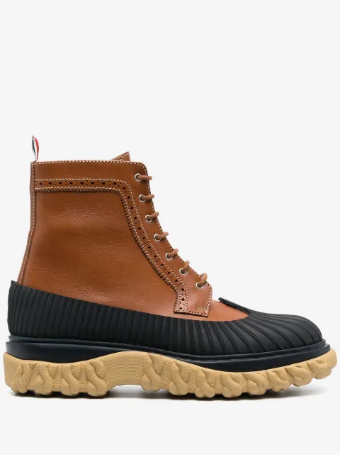 Thom Browne Duck longwing combat boots