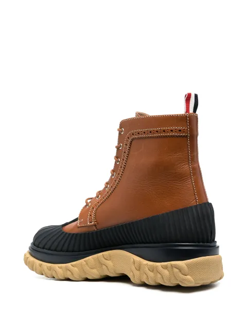 Thom Browne Duck longwing combat boots FFB139A00003 - 2