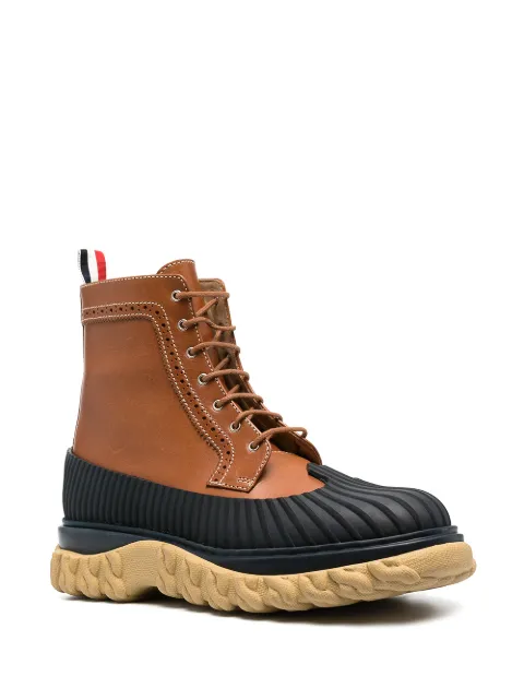 Thom Browne Duck longwing combat boots FFB139A00003 - 1