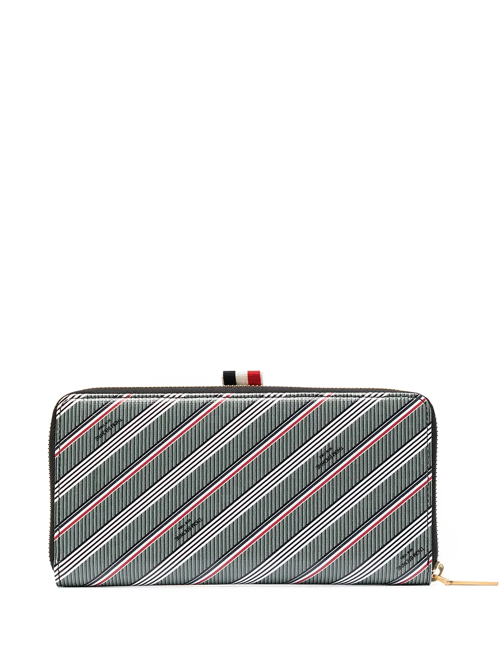 фото Thom browne полосатый кошелек с круговой молнией