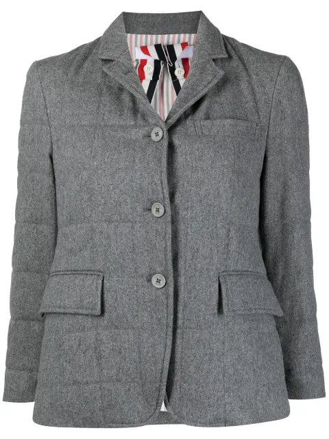 Thom Browne blazer capitonado con botones