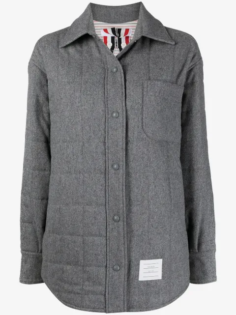 Thom Browne oversized padded shirt jacket