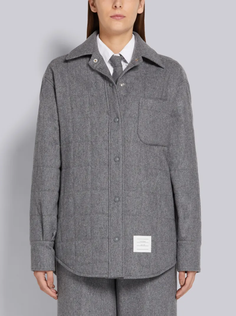 Medium Grey Down-Filled Lightweight 