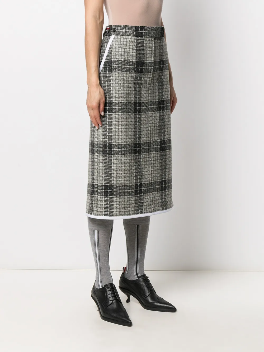 фото Thom browne юбка в клетку windowpane