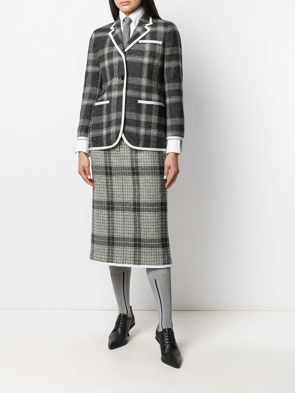 фото Thom browne юбка в клетку windowpane