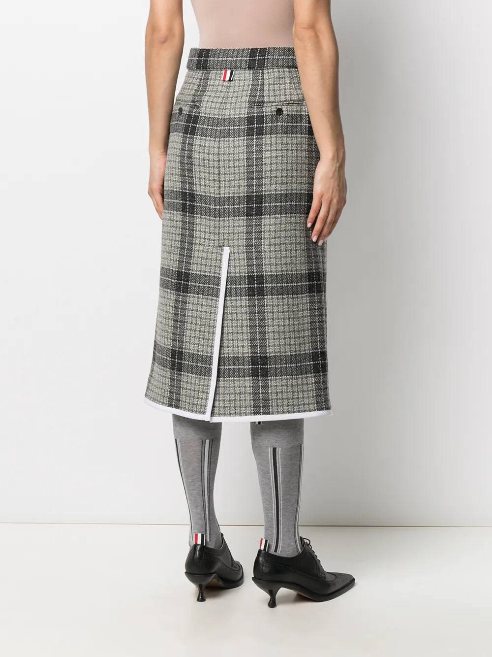 фото Thom browne юбка в клетку windowpane