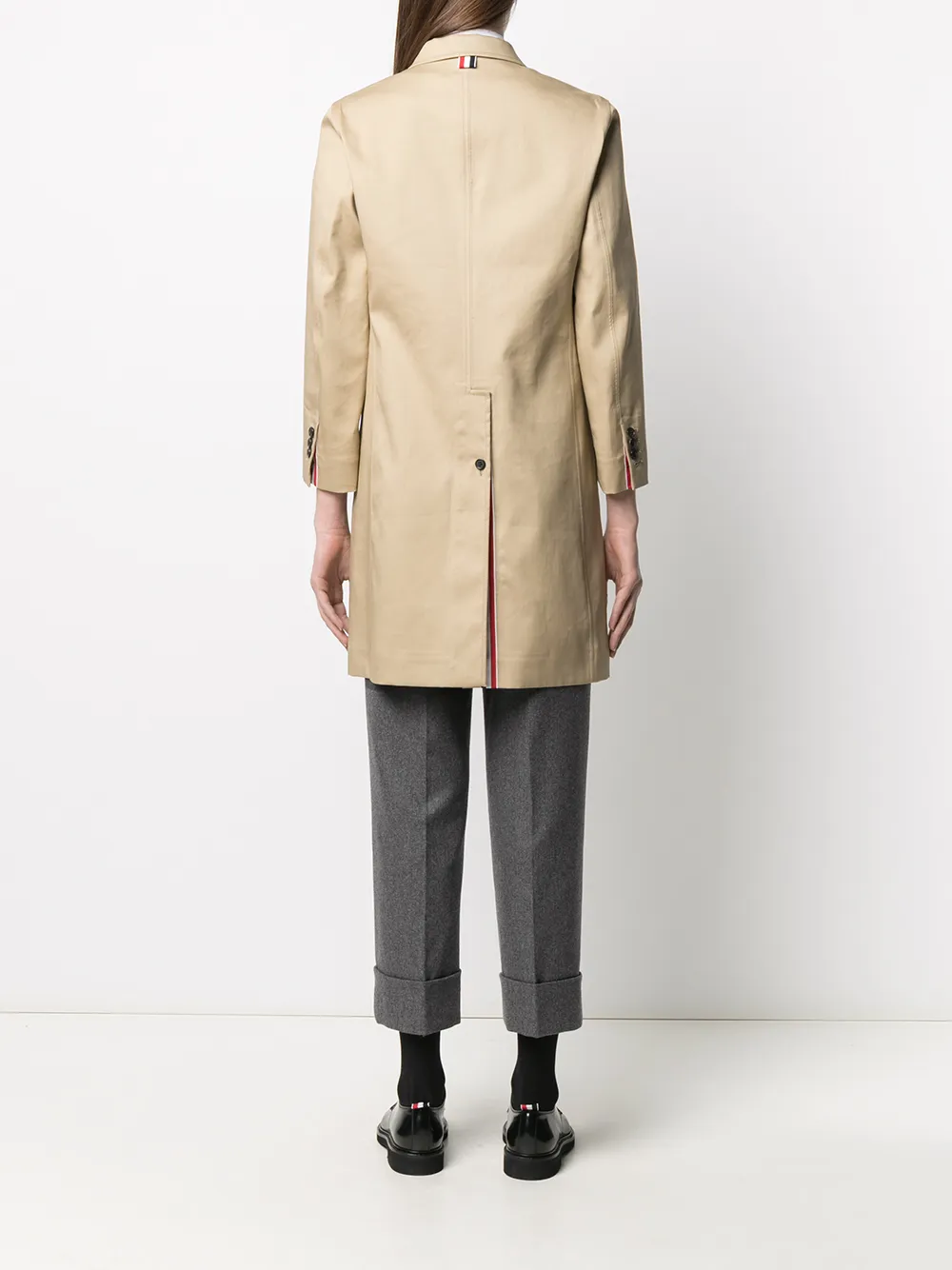 фото Thom browne однобортное пальто миди