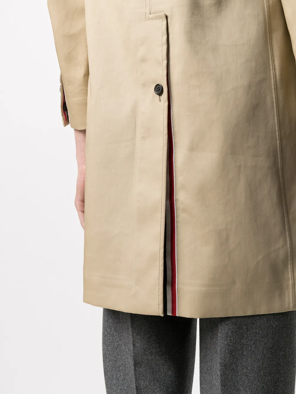 фото Thom browne однобортное пальто миди