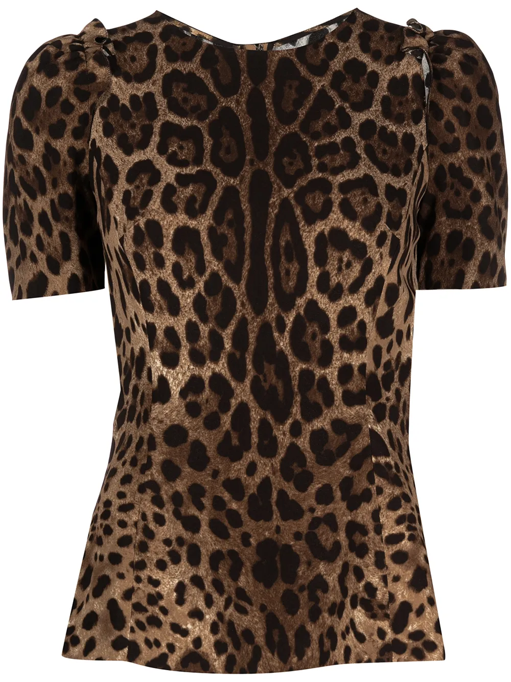 Dolce & Gabbana leopard-print top | Brown | Image 1