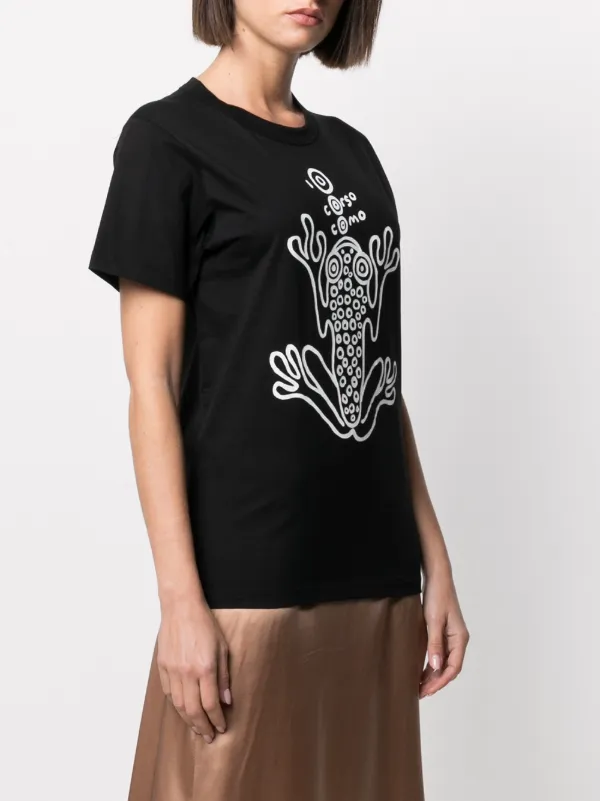 10 CORSO COMO graphic-print T-shirt | Black | FARFETCH JO