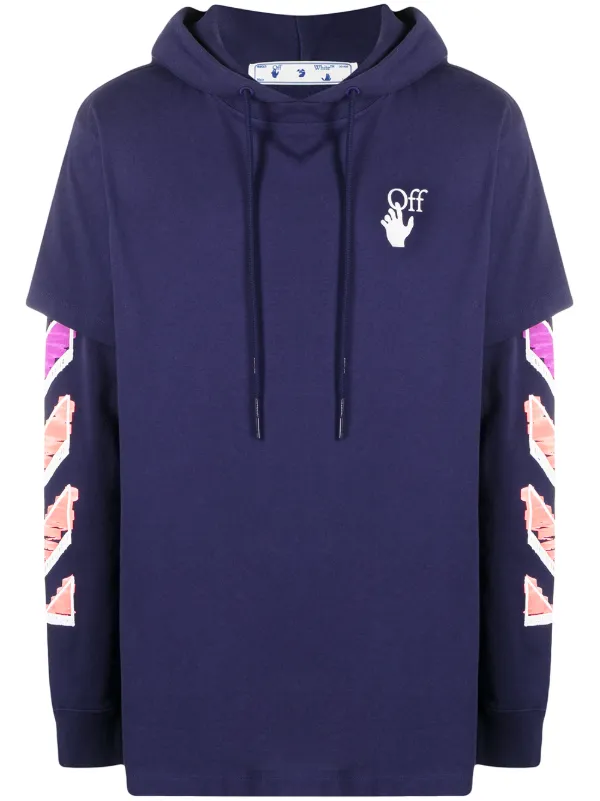 Double sleeve hoodie Clearance
