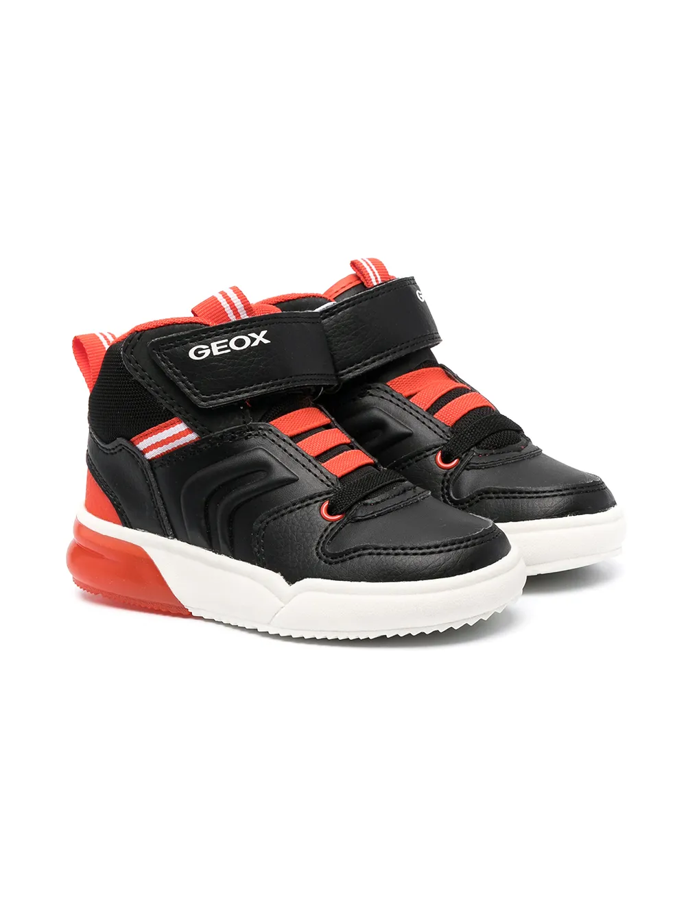 фото Geox kids высокие кроссовки grayjay