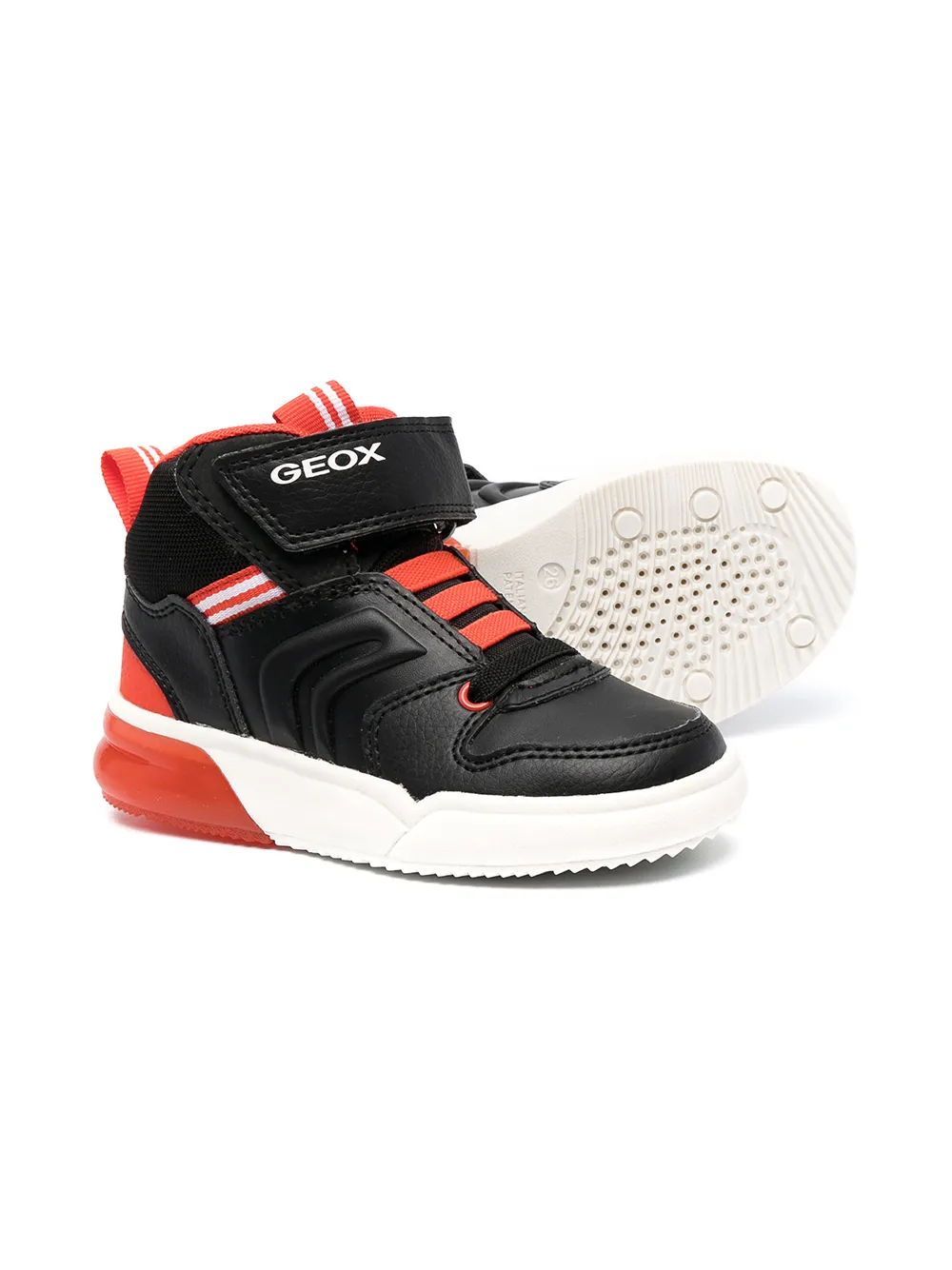 фото Geox kids высокие кроссовки grayjay