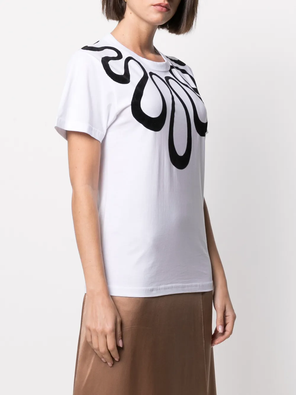 Shop 10 Corso Como Eden Necklace Print T-shirt In White