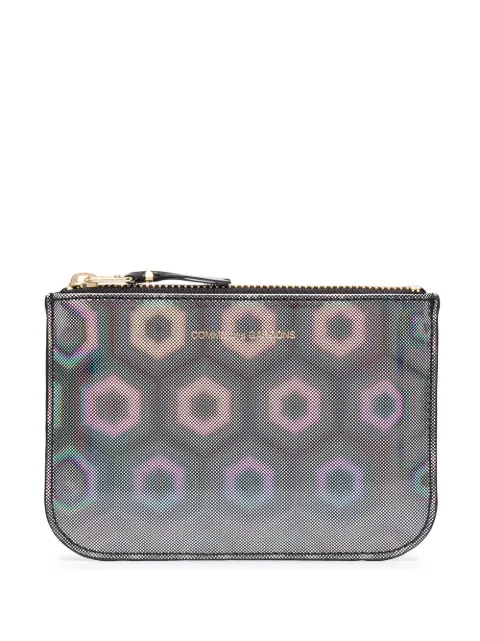Comme Des Garçons Wallet geometric zipped wallet