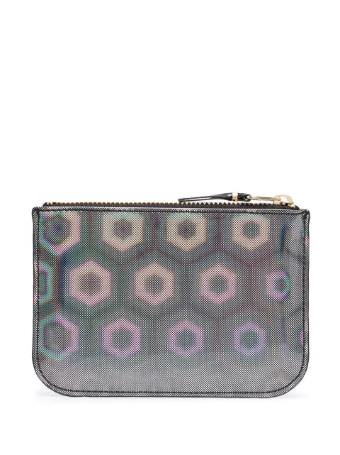 Comme Des Garçons Wallet geometric zipped wallet SA8100BR - 1