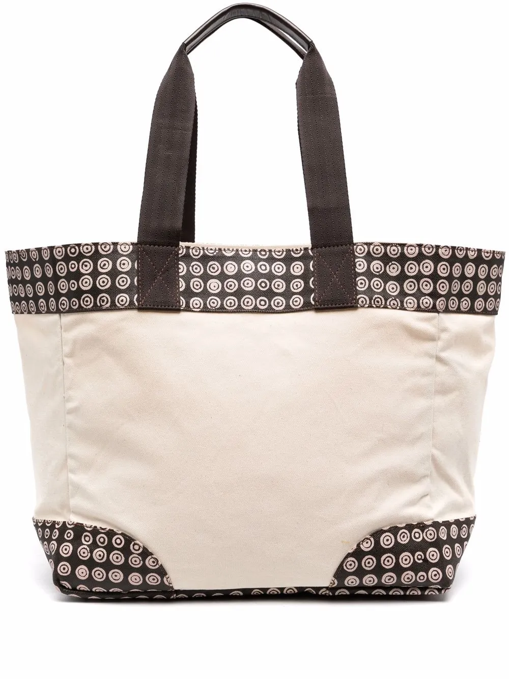 10 CORSO COMO geometric-print canvas tote | Neutrals | Image 1