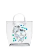 Image 1 of 10 CORSO COMO small carp-print transparent tote bag
