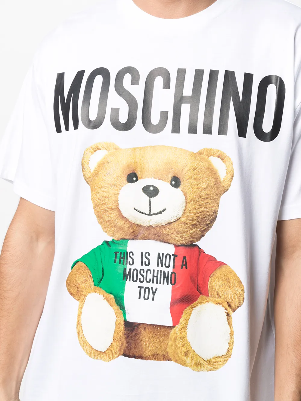 фото Moschino футболка с принтом