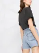 RE/DONE short en jean à taille haute