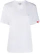 Image 1 of Victoria Victoria Beckham logo-patch organic-cotton t-shirt