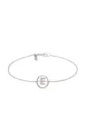 Annoushka 18kt white gold diamond Initial E bracelet - Silver