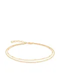 Monica Vinader double-chain adjustable anklet - Gold