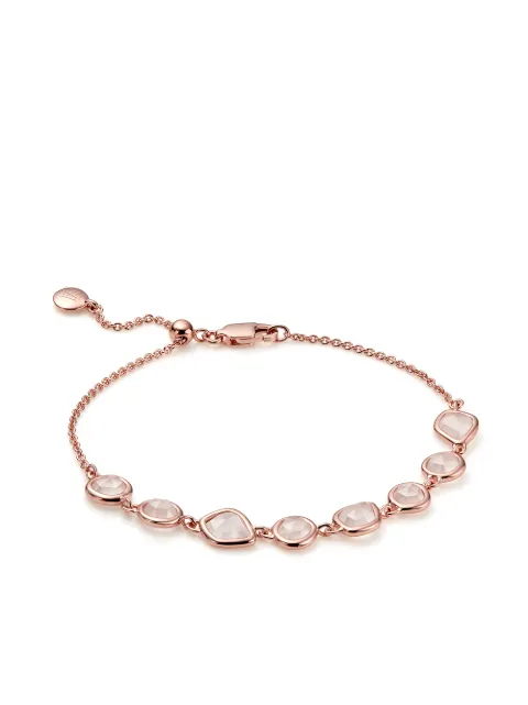 Monica Vinader 18kt rose gold Siren Mini Nugget Cluster bracelet