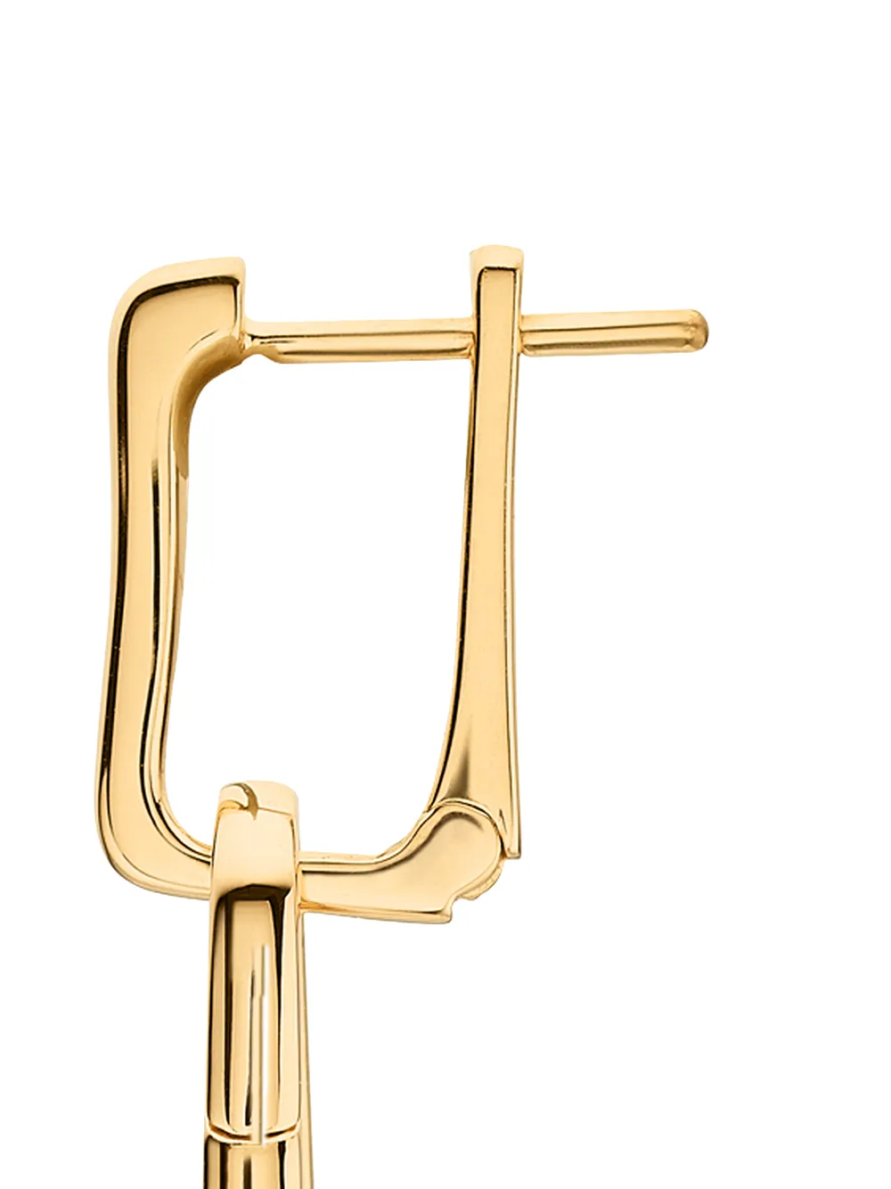 Monica Vinader 18kt Gold Vermeil Alta Capture Charm Drop Earrings In Gold