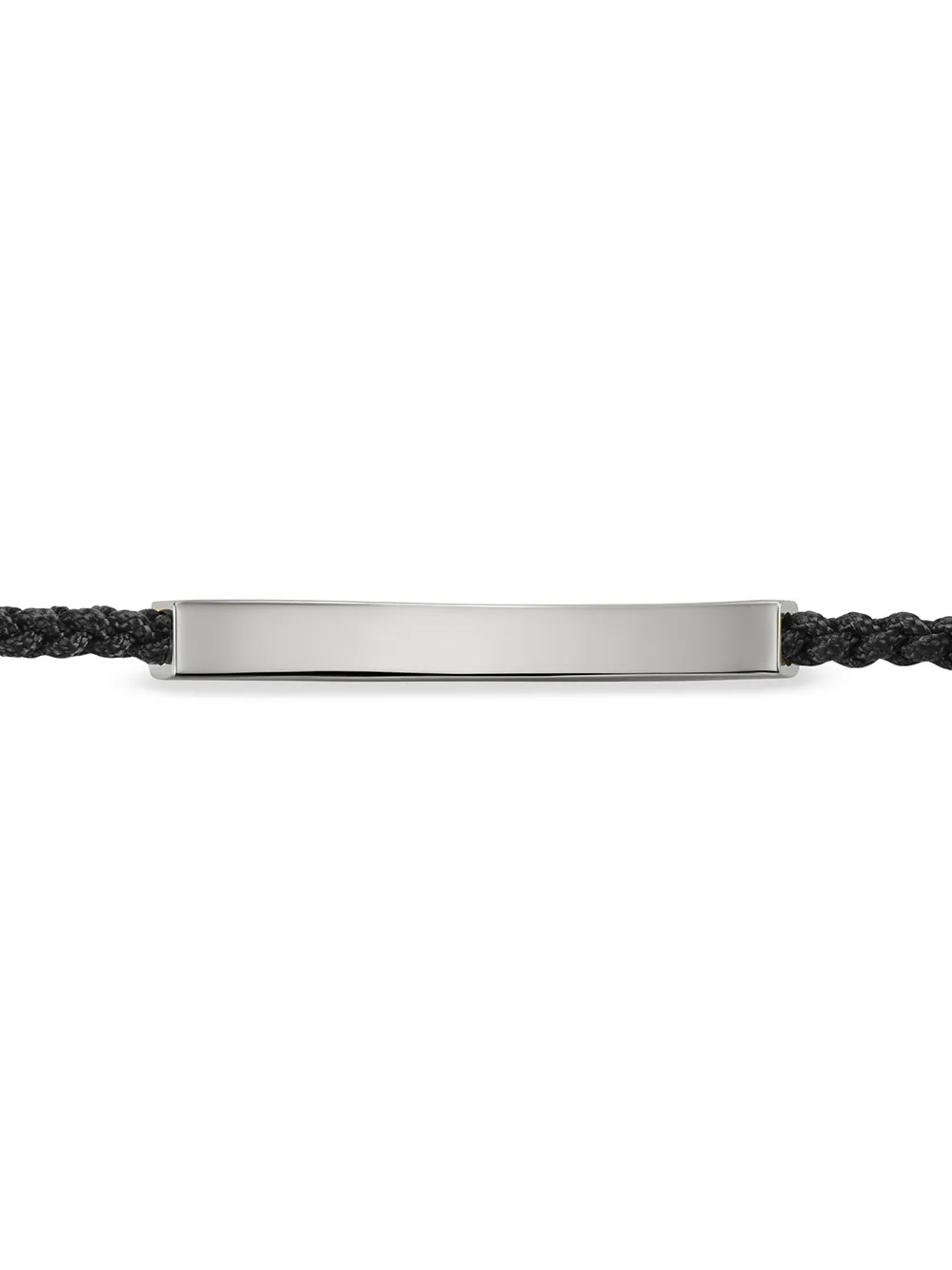 Shop Monica Vinader Linear Friendship Bracelet In Silver